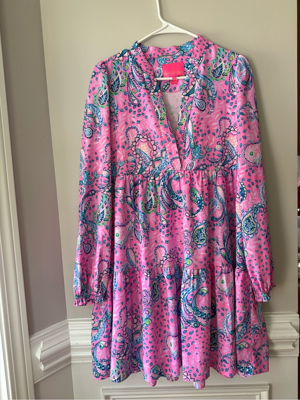 Lilly Pulitzer Women’s Winona Swing Plumeria Pink Dress Size S
